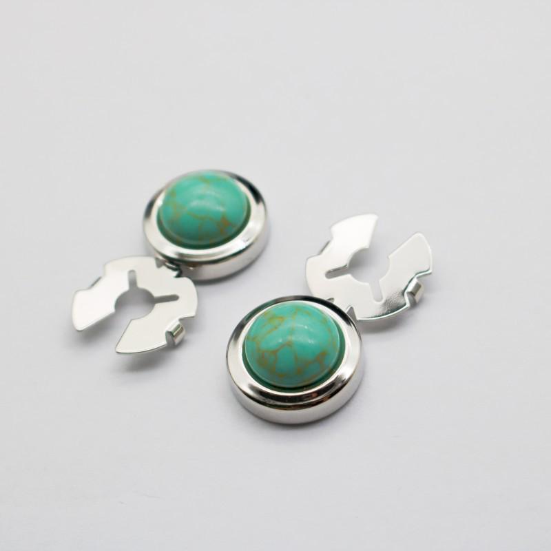 Baroque Classic Pattern Metal Cufflinks for Men's French Shirt Sleeves