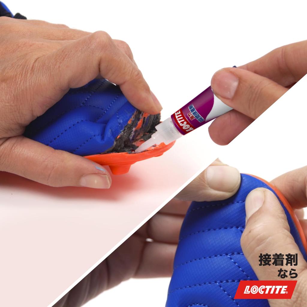 LOCTITE Суперпрочный мгновенный клей для обуви 4 г Для ремонта отслаивающейся и отклеивающейся обуви, а также для склеивания ремонтных и ремонтных пластин Клей, - обувь, стельки,