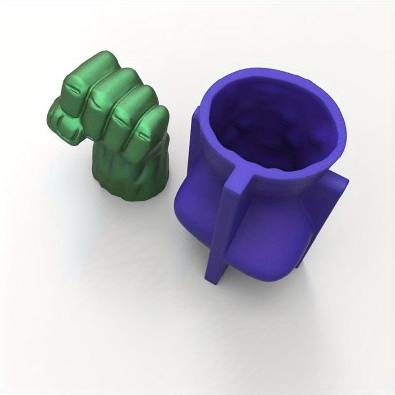 1 шт. 3D большой кулак силиконовая форма для глины, гипса, форма для свечи, силиконовая форма для мыла ручной работы для украшения дома