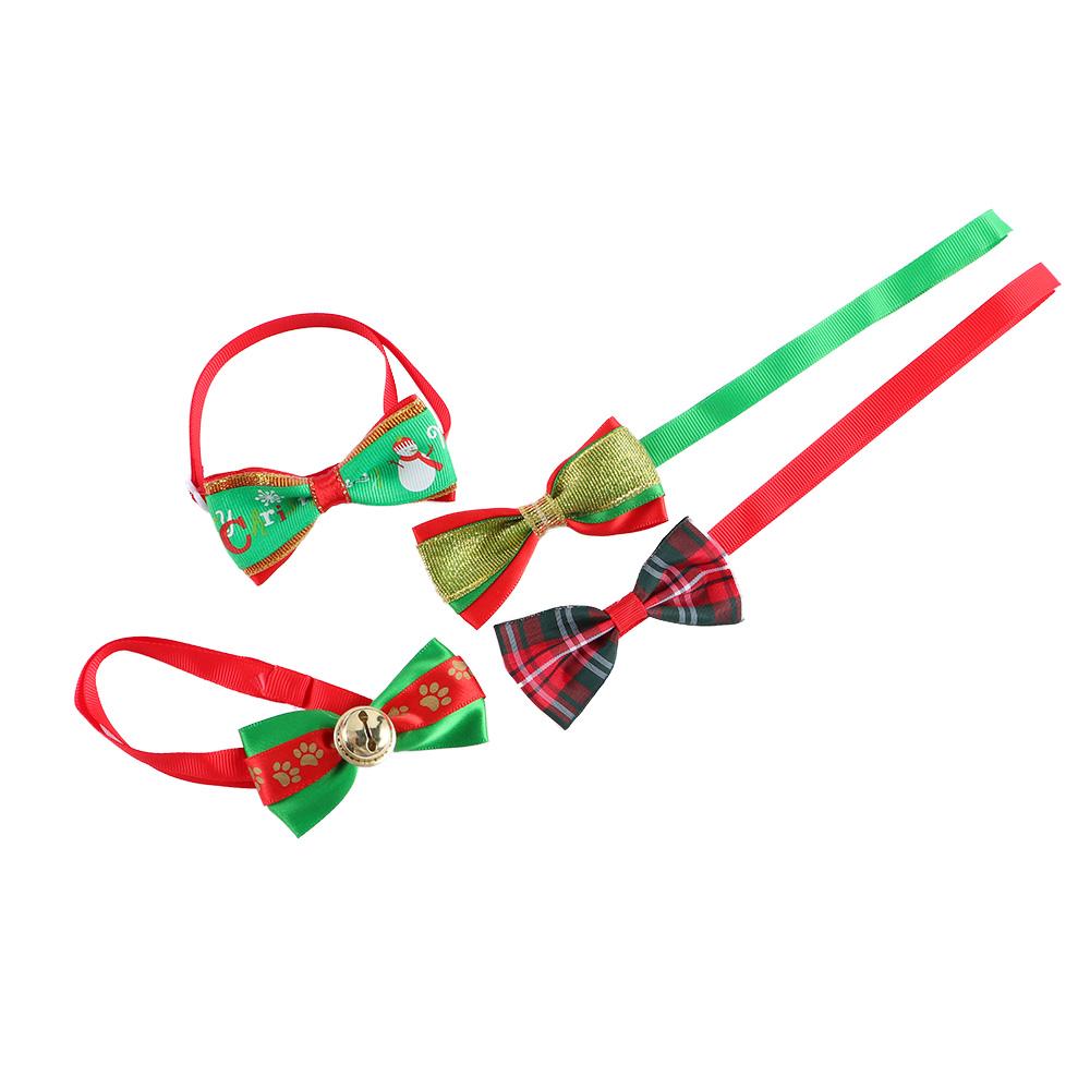 Костюм для собаки Бант Ошейник-ожерелье Ошейник для кошки Рождественское украшение для собаки Собачий ошейник Собачий галстук-бабочка