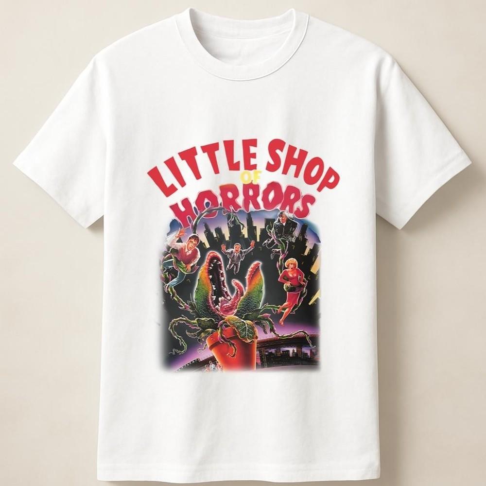 Little Shop of Horrors Vintage Theater Fan Collage Design Unisex T Shirt Unisex T-Shirt