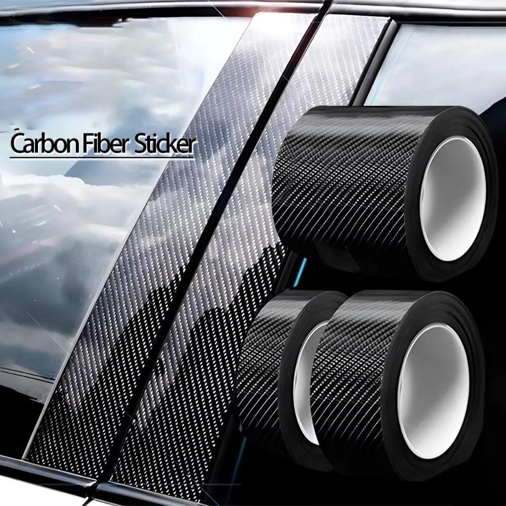 Anti Scratch Carbon Fiber Sticker 3D Car Protective Film New Car Bumper Sticker