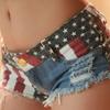 2023 Новые женские джинсовые брюки с принтом, мини-шорты с карманами и высокой талией, джинсы