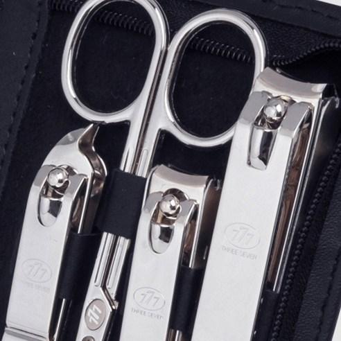 THREE SEVEN Korean Made 9-Piece Nail Clipper Manicure Pedicure Grooming Set with Portable Storage Case