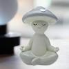 Статуэтка гриба для медитации, декоративная фигурка, художественные поделки, милое настольное украшение, маленькая скульптура для