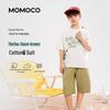 Летний модный повседневный комплект для мальчиков MOMOCO