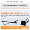 Hizpo 8-ядерный Qualcomm Snapdragon 360° Cam Carplay Android Автомагнитола для Peugeot 406 1994-2005 GPS FM 2din Автомагнитола Автомобильная Мультимедиа Голосовое управление ИИ Bluetooth