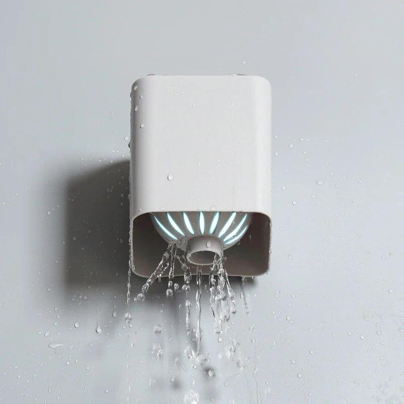 WIKHOSTAR Щетина для унитаза, настенная, с длинной ручкой, держатель для сушки туалетной щетки для хранения в ванной, щетка для чистки ванной комнаты