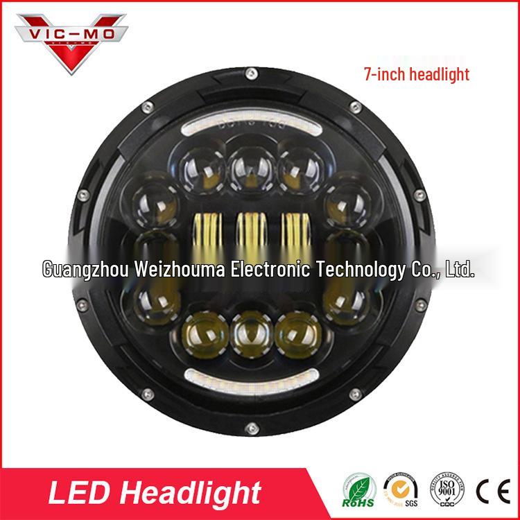 7-Inch LED Headlight for Modified Jeeps & Harley Motorcycles