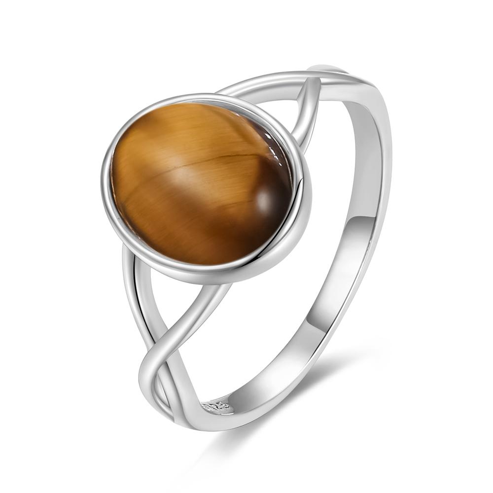 Кольца из стерлингового серебра 925 пробы с натуральными камнями Аметист Простое фиолетовое овальное кольцо 8*10 мм Изящные украшения Подарки для подруг Женщинам