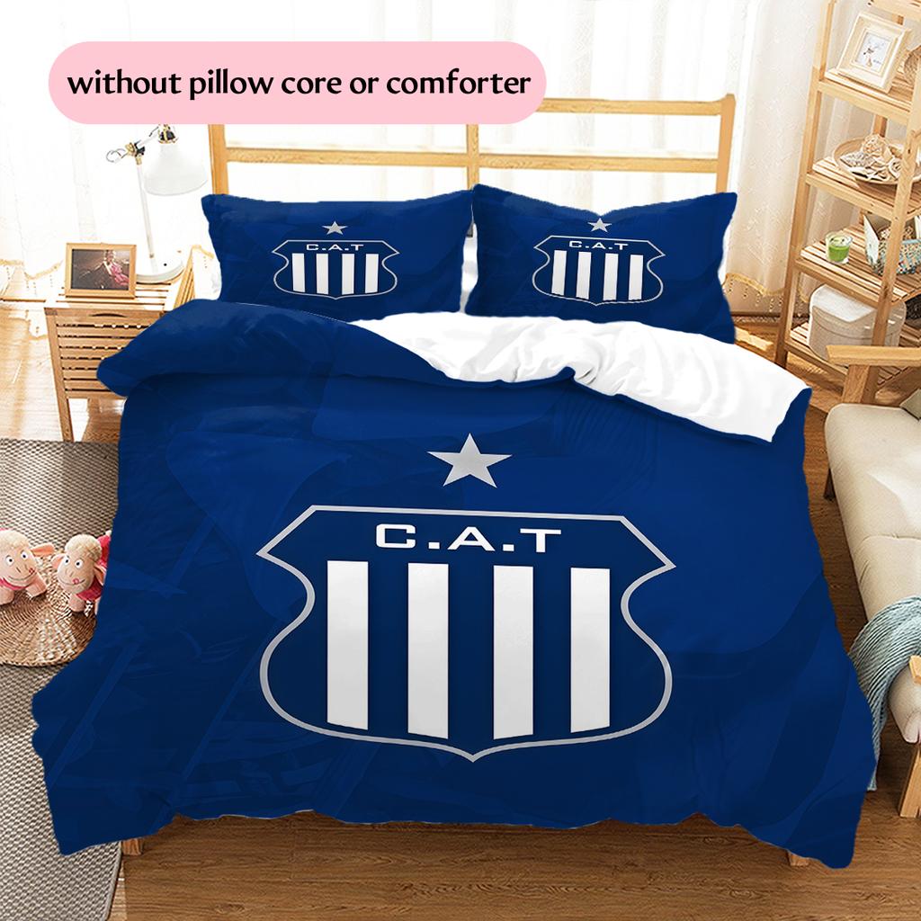 Club Atletico Talleres Pattern Bedding Home Decoration Birthday Gift (1 * duvet cover + 2 * pillowcase, without core)