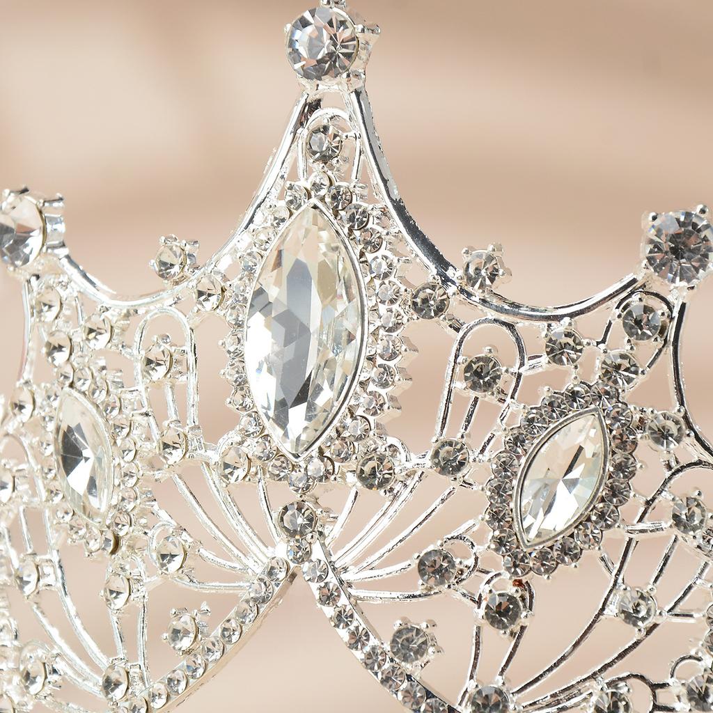 Новая барочная невеста сплав горный хрусталь корона свадьба свадебное платье производительность производительность аксессуары головной убор женщины