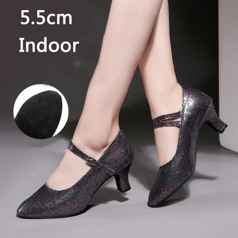 Бальные Кроссовки Туфли для Латиноамериканских Танцев indoor/outdoor Женские Мягкая Подошва Танцевальная Обувь Современный Джаз Танго Туфли Закрытый Носок