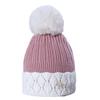 Women's Winter Warm Knitted Hat Korean Style Trendy Versatile Plus Velvet Thickened Windproof Ear Protection Wool Hat