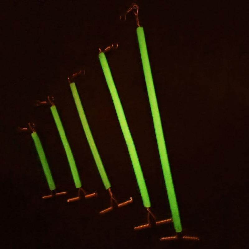 20 шт./набор Светящиеся трубки Рыболовные оснастки с вертлюжками качения Т-образный баланс 3-сторонний соединитель рычагов Изготовление лески Снасти
