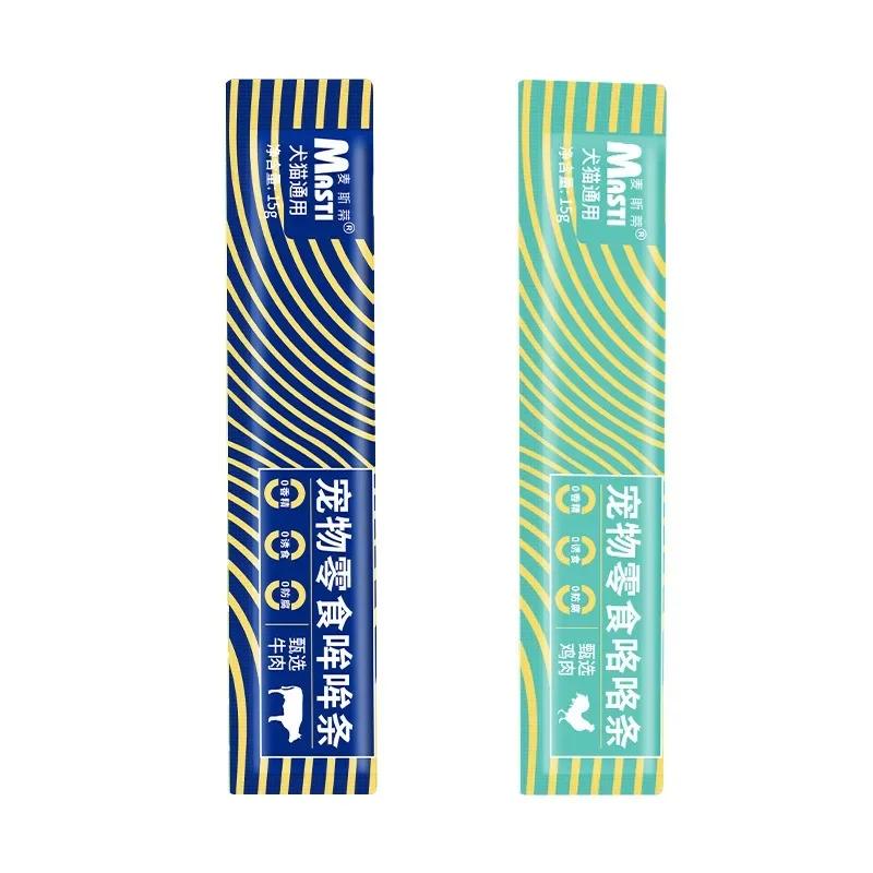 Закусочные батончики для домашних животных Закуски для кошек и собак Влажный корм для кошек Курица Говядина Кошачьи полоски Основной корм для кошек и собак Питательный Увлажняющий Откорм