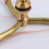 1Pc 2/3/4 Arm 360°Automatic Rotary Whirling Sprinkler Garden Lawn Irrigation Watering Nozzle Spray Rotating Brass Sprayer