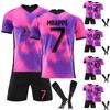 21/22 Saint-Germain Away Jerseys Children's Football Uniform Training Suit Set