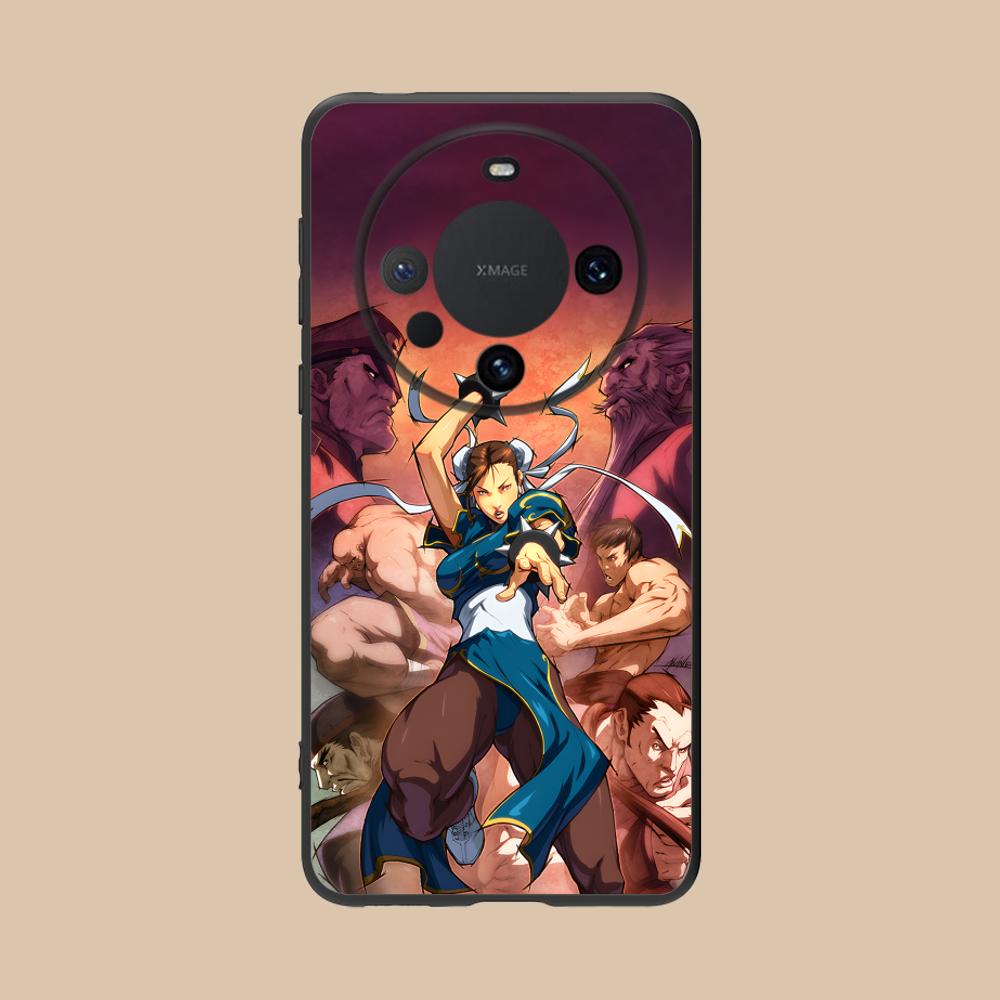 Чехол для телефона Street Fighter Chunli для Huawei Mate 60 50 40 30 20 10 Pro Plus Lite E 5G Цветной Печатный Чехол Обложка Роскошный