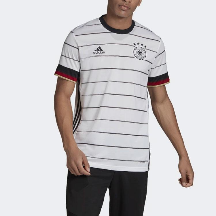 adidas Мужские белые футболки для футбола, умеренный прямой крой, EH6105