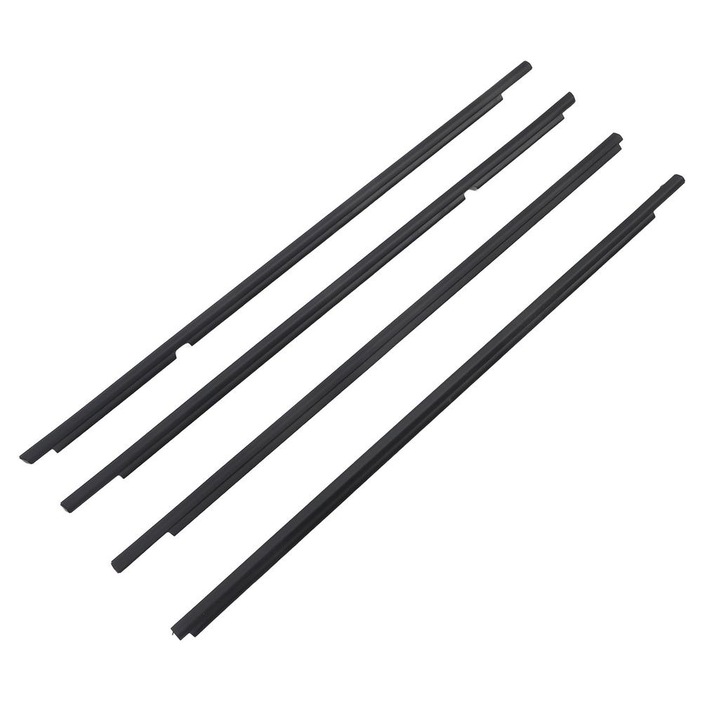 4Pcs Car Window Molding Trim Seal Belt Weather Strips 73750‑02150 for Corolla 2009 to 2012
