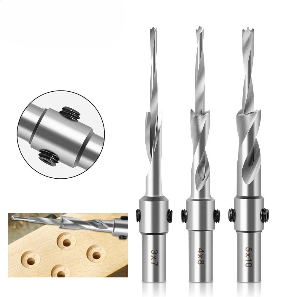 10Mm Woodworking Salad Drilling Countersunk Hole Drilling Countersunk Head Screw High Speed Steel Drill Core Mother Drill Bit Step Drill Wholesale