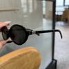 Модные корейские милые крутые острые солнцезащитные очки для женщин и мужчин, ретро овальные модные очки