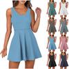 Женское теннисное спортивное платье-майка с шортами для тренировок, спортивные комбинезоны, летние наряды для гольфа
