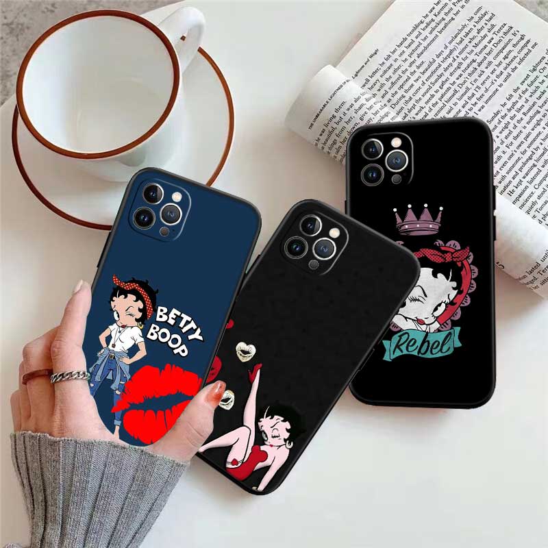 RE11 B-Bettys Pattern B-Boops Case for Motorola Edge 60 60s 70 G86 G56 G54 E14 G04S G45 G54 G64 S30 S50 X30 X40 X50 Pro Power