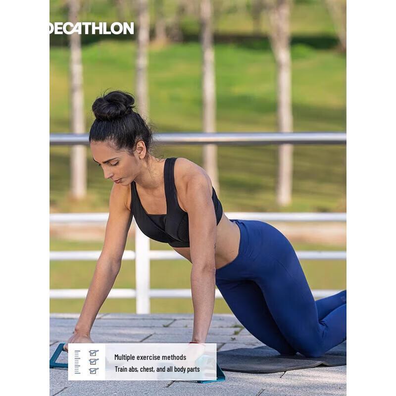 Складной противоскользящий коврик для йоги и фитнеса Decathlon