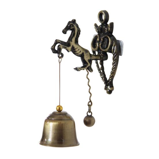 Vintage Horse Elephant Owl Shaped Bell Doorbell Halloween Hanging Door Decor