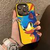 S-Sonic & K-Knuckles Phone Case For iPhone 17,16,15,14,13,12,11 Plus,Pro Max,XS,Colorful Silver Black Cover