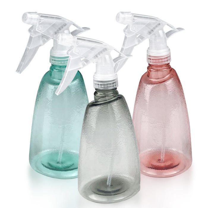 Flacon pulvérisateur - AIMOONSA - 500 ml - Transparent - PET alimentaire - Buse réglable étanche