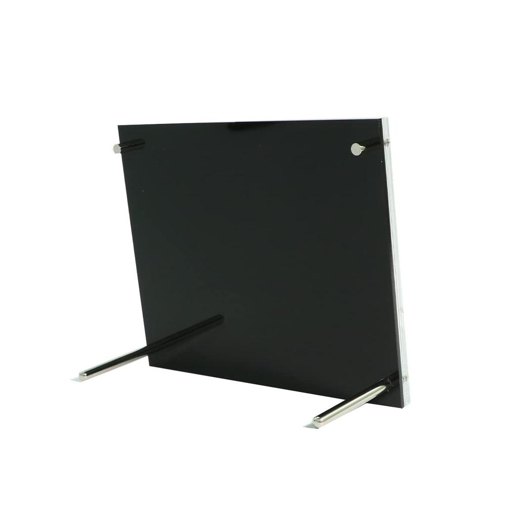 Защитный щиток PRO Двойной тип Защита от солнца Торговая карта Витрина Торговая карта Винтовая прозрачная рамка Желобчатое хранилище Дисплей Хранение