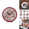 Classic Retro Round Wooden Wall Clock Ideal For Home Office Bar Decor And Gifting
