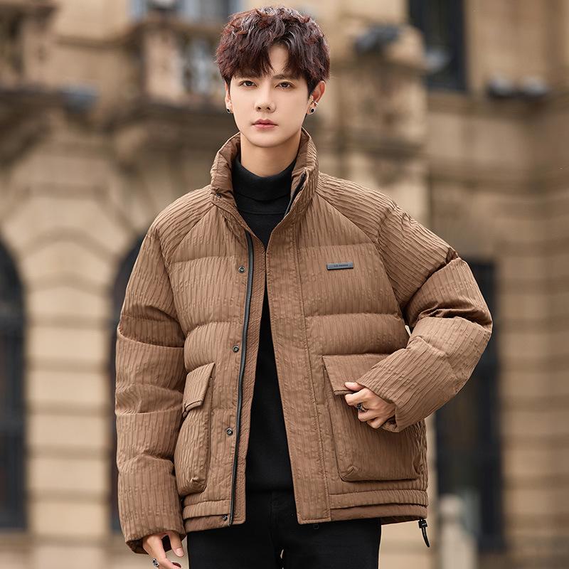 Пуховик зимняя мужская элитная Sense Trend Ruffian Handsome теплая утолщенная короткая мужская куртка