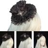 Elegant Lace Hat Hair Clip for Women Vintage Hair Accessories Cosplay Party Decors for Weddings Parties and Everyday