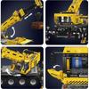 MOULD KING 17047 Technical Truck Building Block The APP Control Mobile Crane Model Enginerring Brick Toys Kids Christmas Gift
