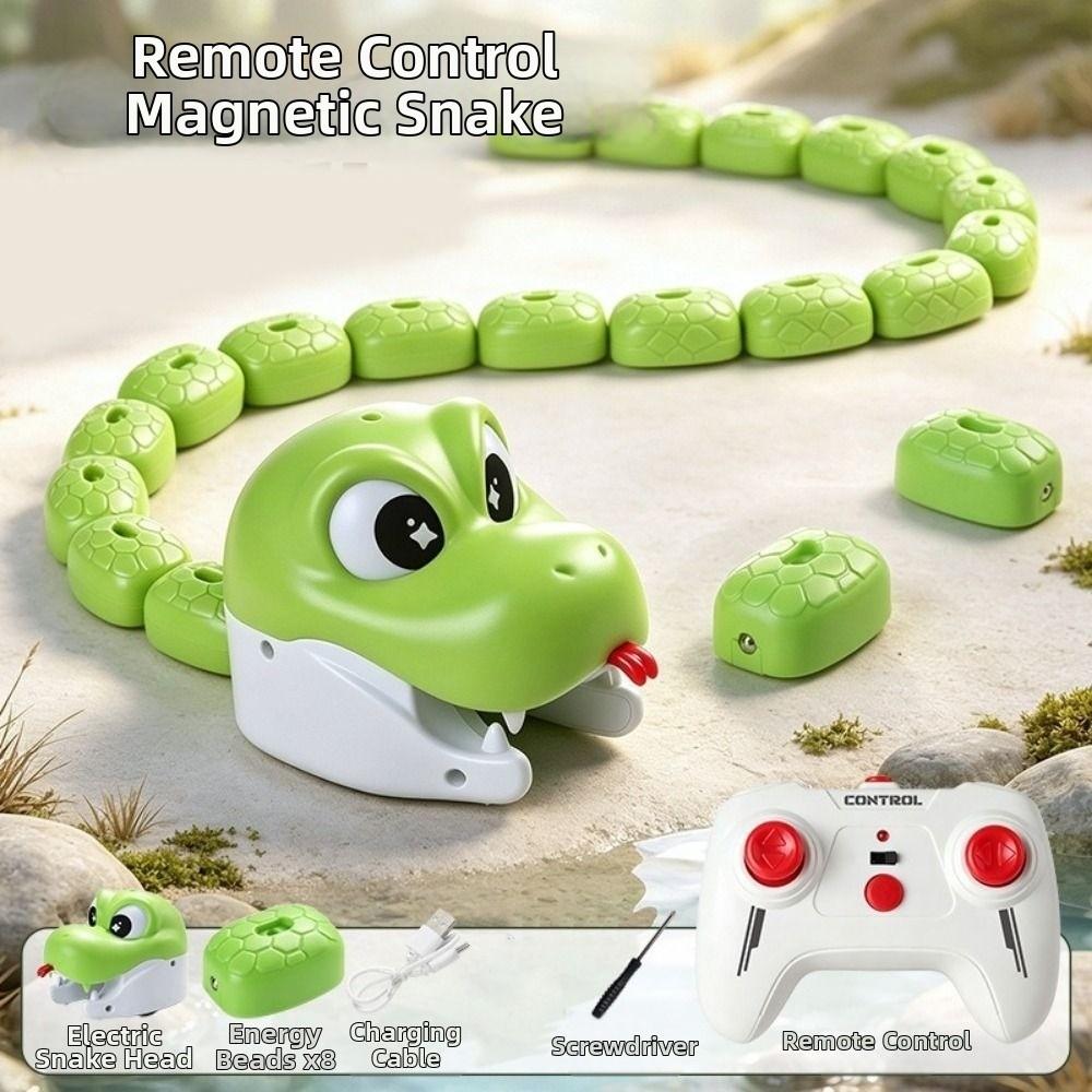 Interactive Snake Remote Control Toy Magnetic Magnetic RC Car Educational Toy for Kids