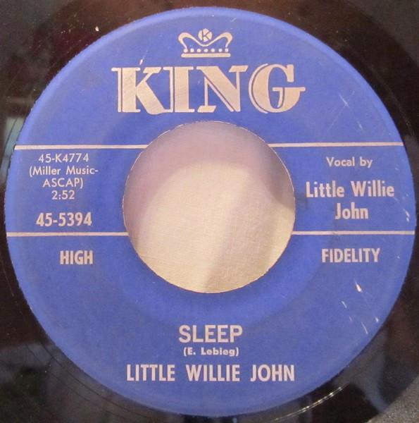 7inch Record LITTLE WILLIE JOHN - Sleep / There's A Difference 455394 King Records 1960 US Soul/Funk Used