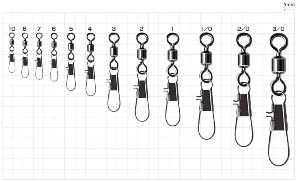 Sasame 210-C Power Stain Snap Swing Smooth Spin Black, размер 2 (1218)