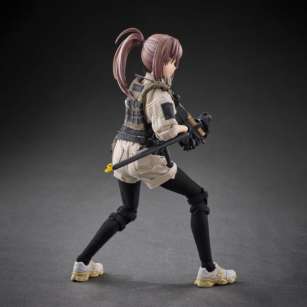 HASUKI POCKET ARTS Series PA006 Security Reizei Hisei Scale and PVC Painted Movable Figure 1/12 Cloth, ABS,