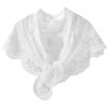 French Style Lace Triangle Scarf Elegant Wedding Headscarf Fashion Crochet Head Scarf  Party