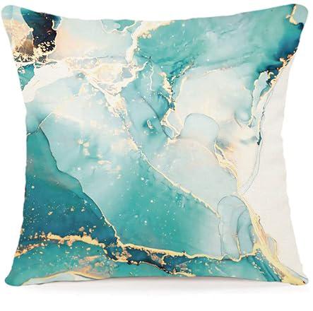 Azure Geometric Print Decorative Cushion Cover Home Decor Pillow Cover Living Room Sofa Decorative Cushion Cover