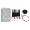 Circular Knitting Needle Set Interchangeable Needles Set with Storage Bag for Crafting Weaving
