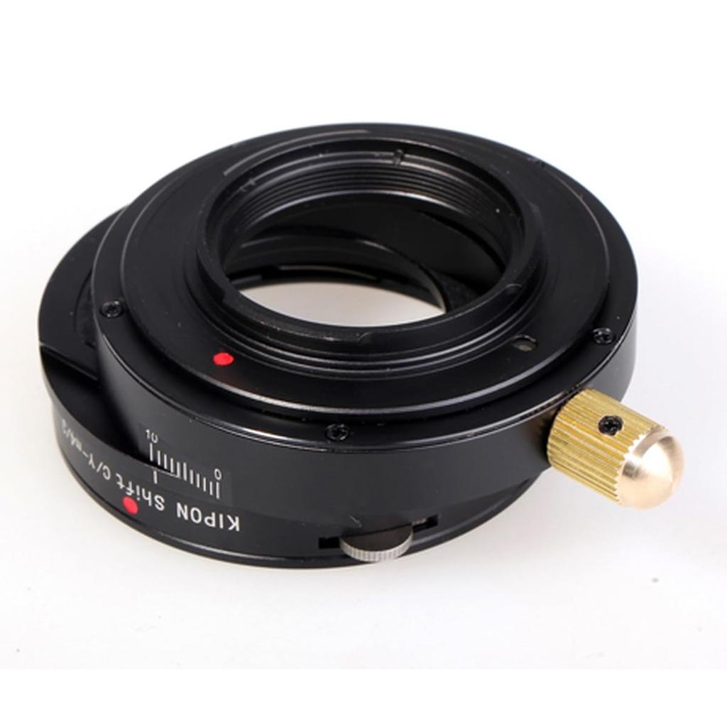 KIPON Mount Lens To Micro Four Thirds Mount Adapter with Shift Mechanism SHIFT Contax/Yashica C/Y-m4/3