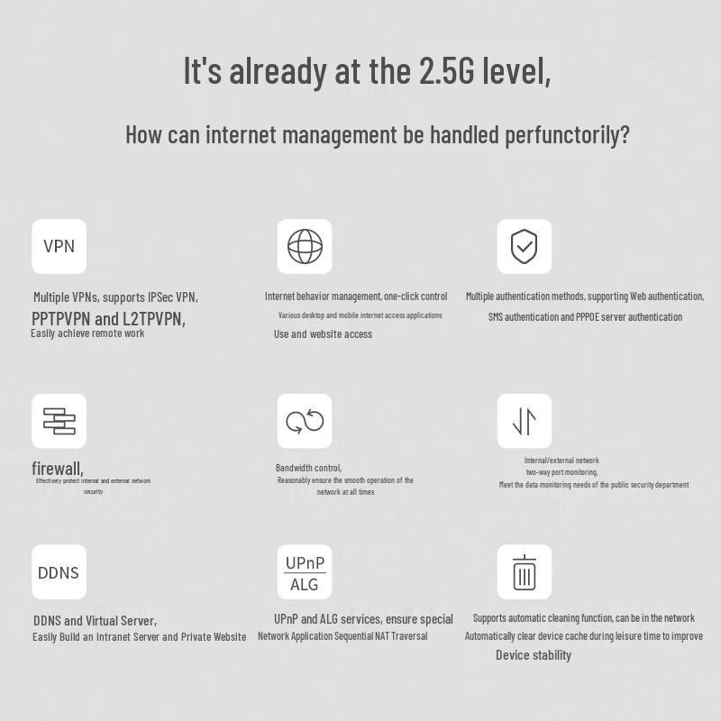 TP-LINK TL-R5009PE-AC 9-Port 2.5G PoE Enterprise Router (CN version)