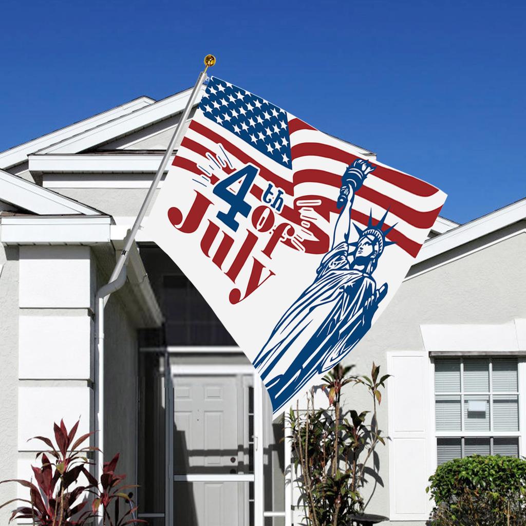 American Independence Day Flag Hanging Cloth Atmosphere Background Cloth Banner