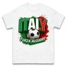 Италия Forza Azzurri Футболка Мужская Женская Унисекс Топы Футболки