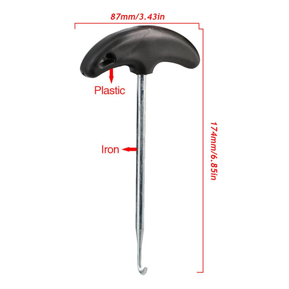 Universal Motorcycle Exhaust System Spring Hook T-Handle Puller Installer Exhaust Pipe Spring Hook Cotter Pin Removal Tool